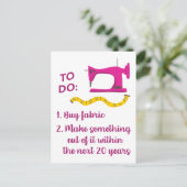 Te doen briefkaart (Staand voorkant)