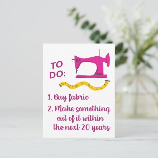 Te doen briefkaart (Staand voorkant)