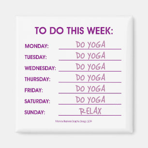 TE DOEN DEZE WEEK: YOGA MAGNEET