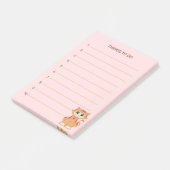 Te doen dingen en keukenkat met tabby post-it® notes (Schuin)