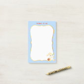 Te doen dingen en paasgeld post-it® notes (Op bureau)