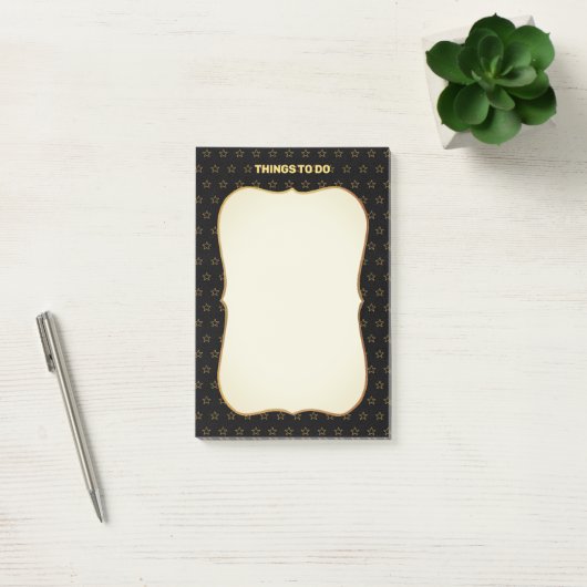 Te doen dingen en Star-patroon Post-it® Notes (Kantoor)