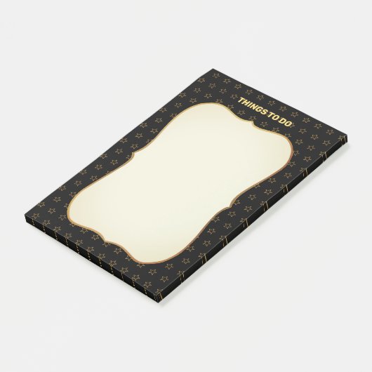 Te doen dingen en Star-patroon Post-it® Notes (Schuin)
