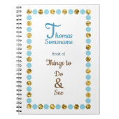 Te doen en te zien notitieboek (Voorkant)