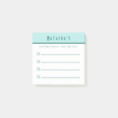 Te Doen Lijst, Affirmatie Checklijst Post-it® Notes (Voorkant)