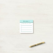 Te Doen Lijst, Affirmatie Checklijst Post-it® Notes (Op bureau)