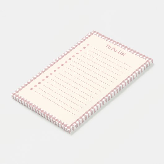 Te doen lijst afgespeeld patroon post-it® notes (Schuin)
