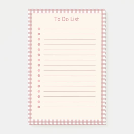 Te doen lijst afgespeeld patroon post-it® notes (Voorkant)