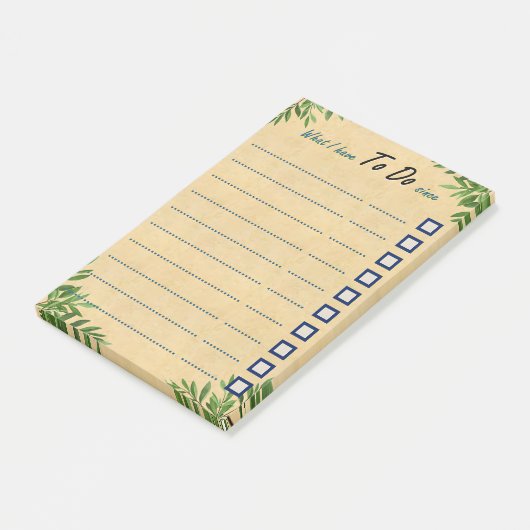 Te doen Lijst met Since datum Post-it® Notes (Schuin)