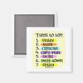 Te doen lijst met studenten verpleegkundige magneet (Voorkant / Achterkant)