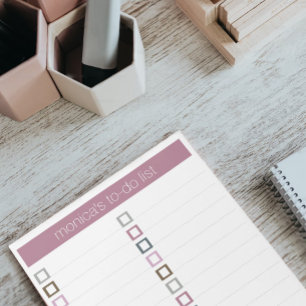 Te doen lijst - modern kleurrijk ontwerp notitieblok