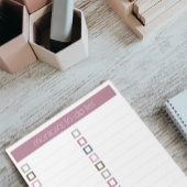 Te doen lijst - modern kleurrijk ontwerp notitieblok