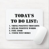 Te doen Lijst: Mousepad Muismat (Met muis)