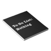 Te doen Lijst: niets Notitieblok (Schuin)