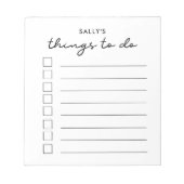 Te doen lijst notitieblok (Voorkant)