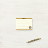 te doen lijst & Schattigee hond Post-it® Notes (Op bureau)