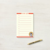  te doen lijst & Schattigee hond Post-it® Notes (Op bureau)