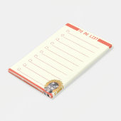  te doen lijst & Schattigee hond Post-it® Notes (Schuin)