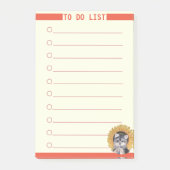  te doen lijst & Schattigee hond Post-it® Notes (Voorkant)