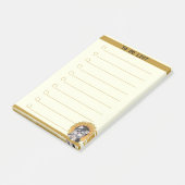  te doen lijst & Schattigee hond Post-it® Notes (Schuin)