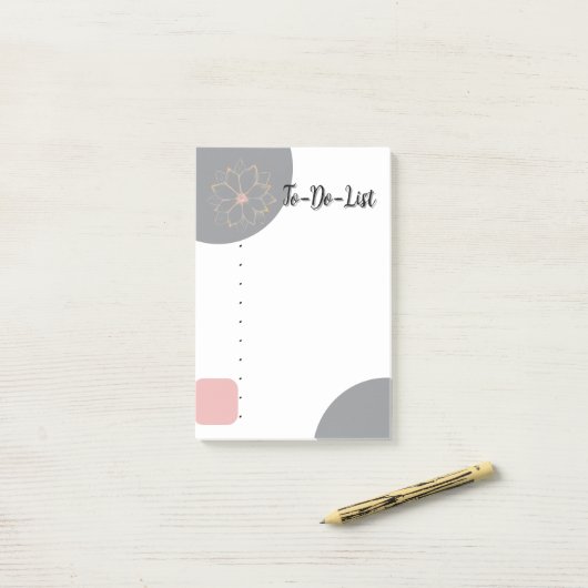 Te doen Lijst Zonnebloem Post-it® Notes (Op bureau)