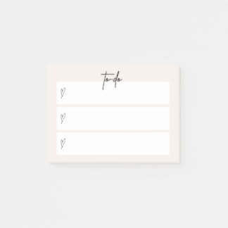 “Te doen” memoplakbriefje – Minimaal neutraal ontw Post-it® Notes
