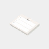 “Te doen” memoplakbriefje – Minimaal neutraal ontw Post-it® Notes (Schuin)