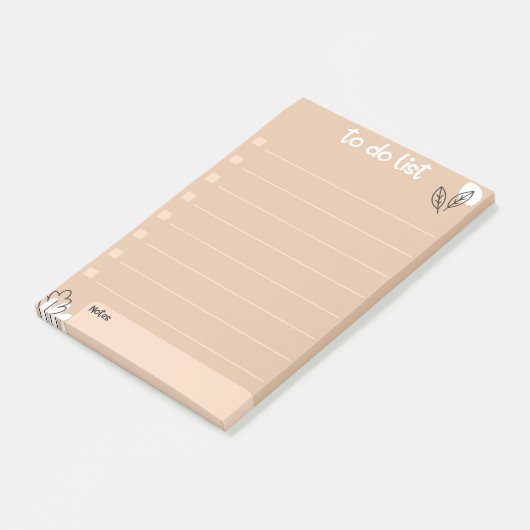 Te doen met Floral Design Style Post-it® Notes (Schuin)