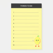 Te doen met geel gekleurde loemen post-it® notes (Voorkant)