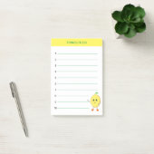 Te doen met mooie citroenen post-it® notes (Kantoor)