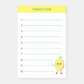 Te doen met mooie citroenen post-it® notes (Voorkant)