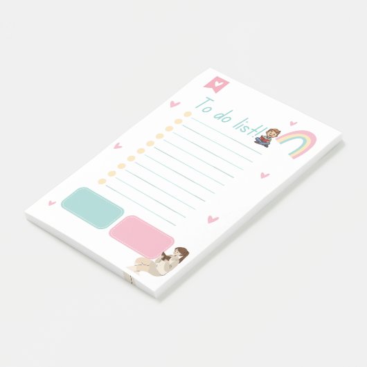 Te doen notities post-it® notes (Schuin)
