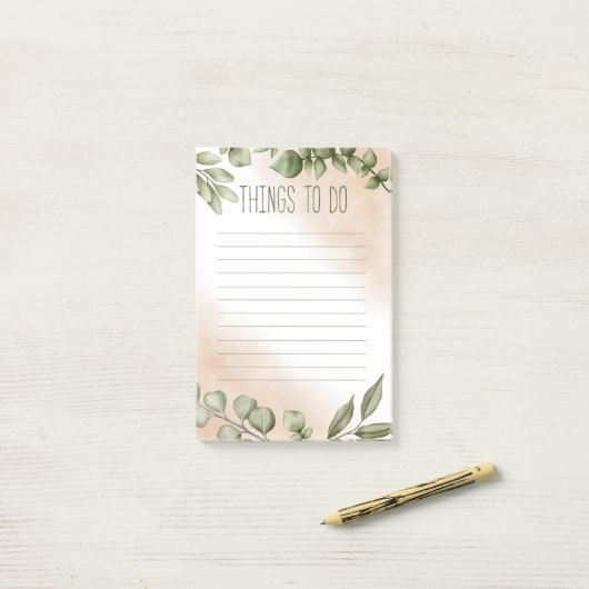 Te doen post-it® notes (Op bureau)