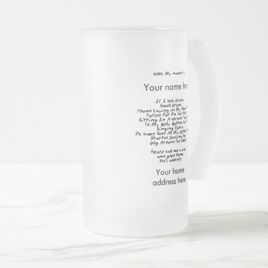 Te Drink Mok (Voorkant rechts)