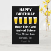 Te Drink om de Kaart te lezen (Gele Bloem)