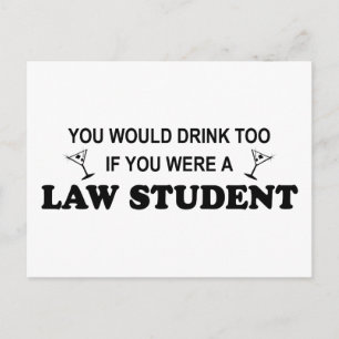 Te Drink - Wet student Briefkaart