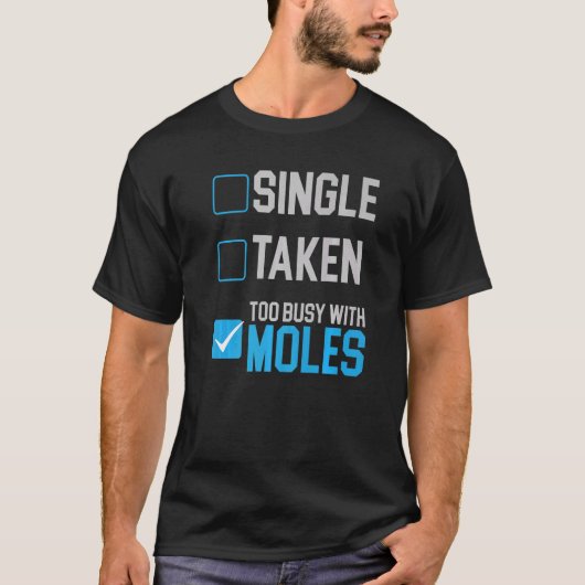 Te druk met moles Animal Mole Whisperer T-shirt (Voorkant)