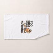 Te druk met niets doen 😎 handdoek (Handdoek)