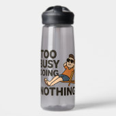 Te druk met niets doen 😎 waterfles (Voorkant)