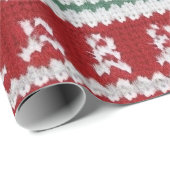 Te feestelijk rood en wit cadeaupapier (Rol Hoek)