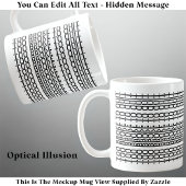 Te Gebroken om Verborgen Bericht 136BW Werk te Sto Koffiemok