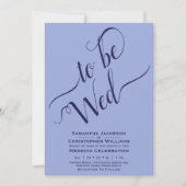 Te gebruiken als Wed Elegant Calligraphy Simple Bl Kaart (Voorkant)