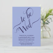 Te gebruiken als Wed Elegant Calligraphy Simple Bl Kaart (Staand voorkant)