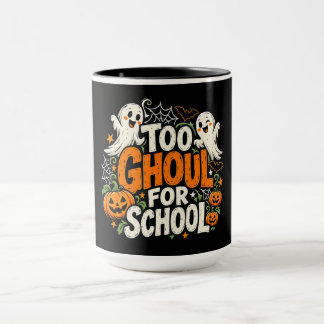 Te Geestig voor Halloween op School Mok