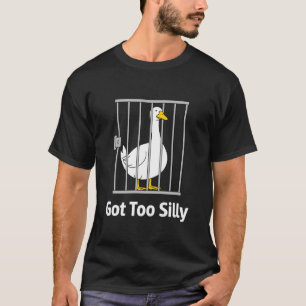Te gek Gans grap ganzenliefhebber humor vogels T-shirt