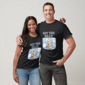 Te gek Gekke Gans Eend Rechte Dwangsjack T-shirt (Unisex)