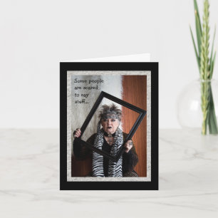 Te gek om Wenskaart te zeggen Kaart