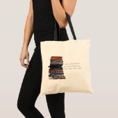 Te gek op boeken met een citaat. tote bag (Voorkant (product))