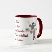 Te gek op boeken mok (Voorkant rechts)