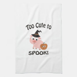 Te gek voor Spook! Pig Witch Theedoek
